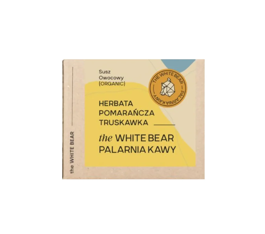 Herbata Owocowa Pomarańcza Truskawka Organic 100g