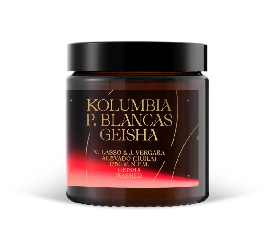 Kolumbia P. Blanca Geisha 100g - kawa ziarnista świeżo palona - 100g