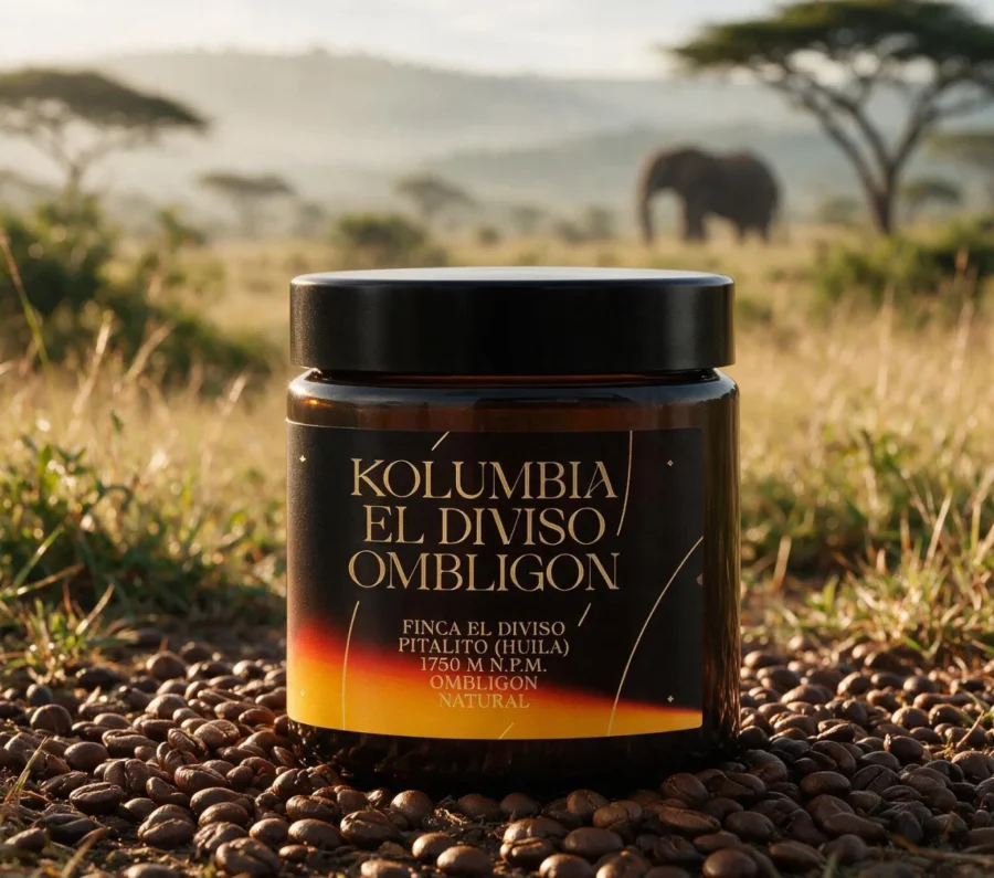 Kolumbia El Diviso Ombligon 100g - kawa ziarnista świeżo palona